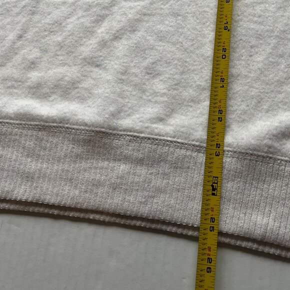 Sz XL Bristol Salty Vibes Crewneck Cream Pullover Sweater Stretch - Picture 7 of 9